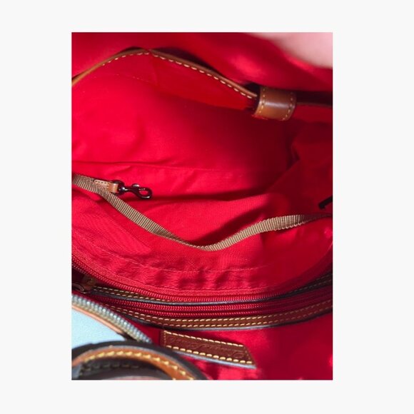Dooney & Bourke Erika Nylon Hobo Shoulder Bag EUC - Picture 8 of 10